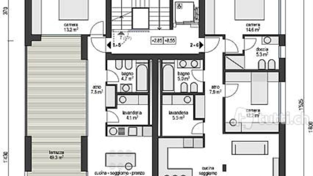 Plan 3.5 Ziw -  Plan 2.5 Ziw