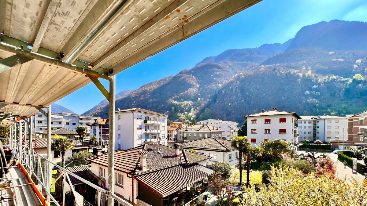 Blick von der Terrasse 2.5 Zimmer